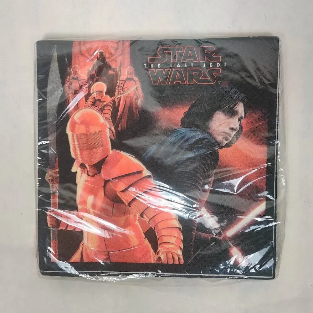 Disney Star Wars The Last Jedi Character Party Plates and Napkins Set - 16 ct